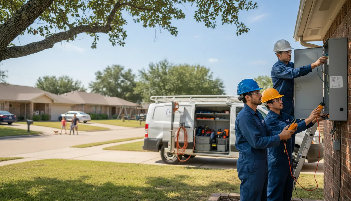 Certified electrician providing emergency electrical services in Bloomington, NE